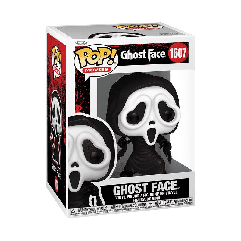 Funko Pop! Ghost Face vinyl figure packaging on a white background