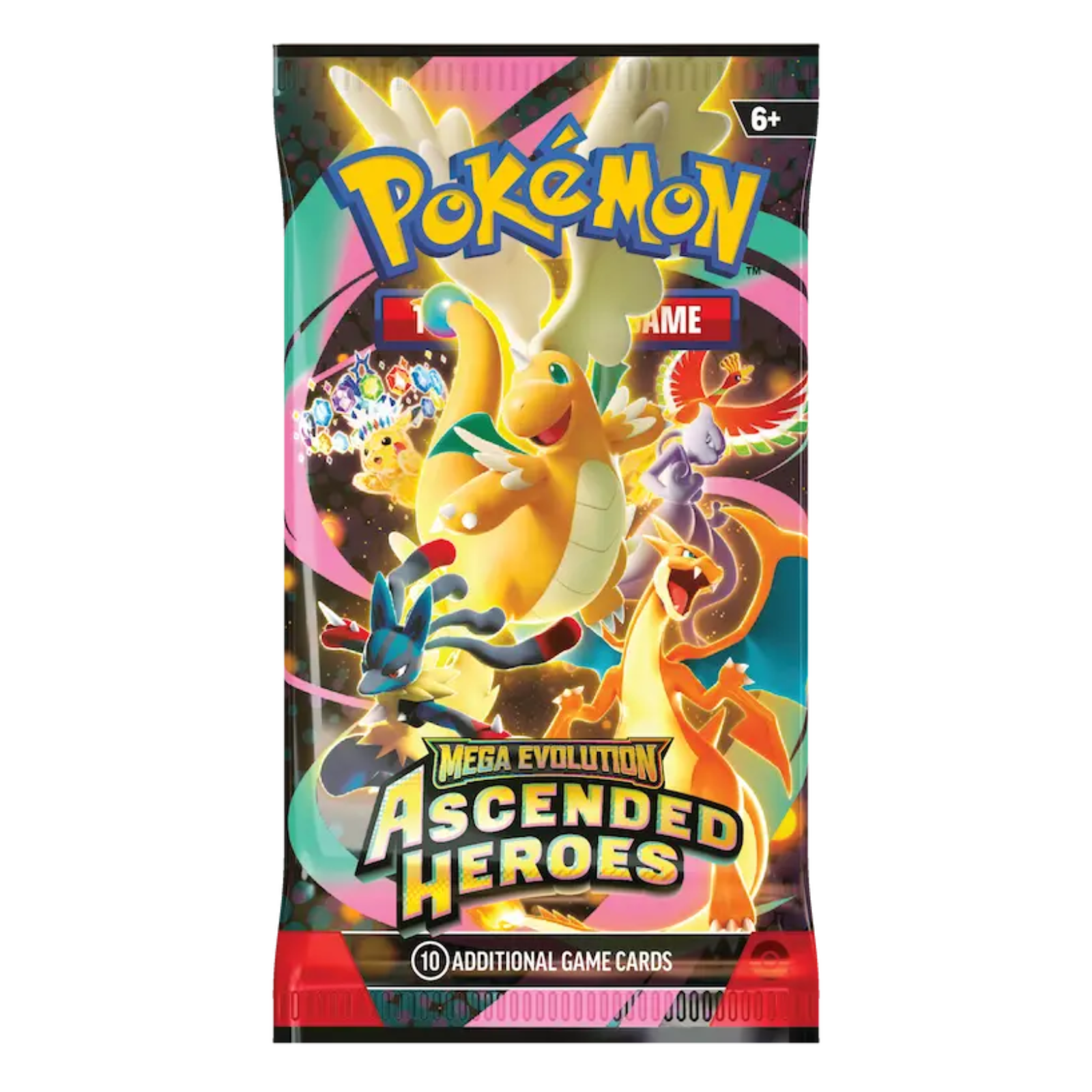 Pokémon TCG: Mega Evolution—Ascended Heroes Booster Pack - 10 Cards (English)