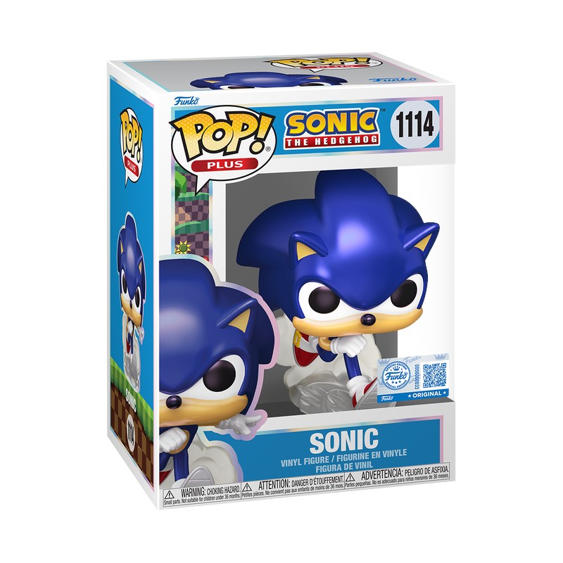 Funko Pop! Plus Sonic the Hedgehog: Sonic (Pearlescent) #1114