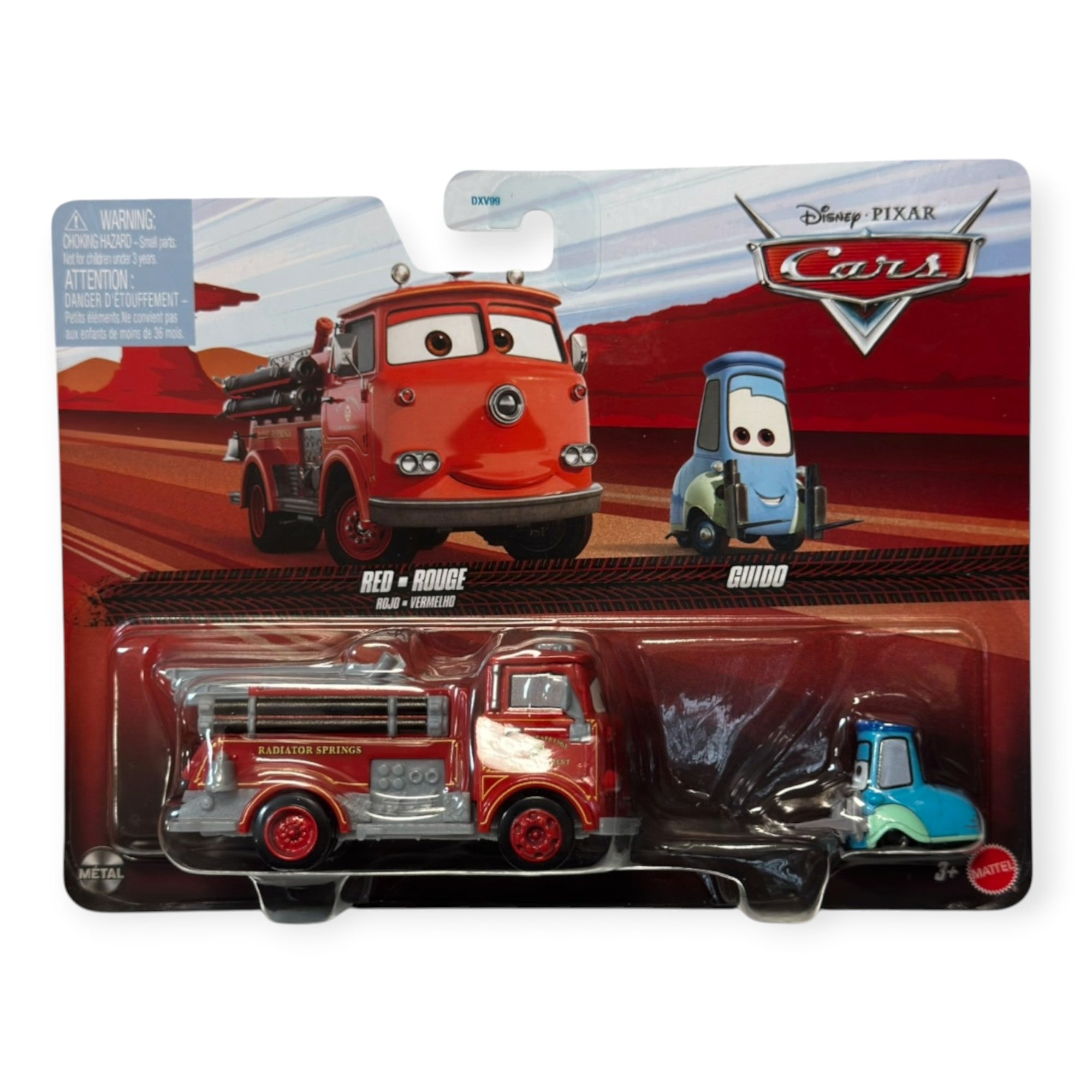 Disney Pixar Cars: Red & Guido 2-Pack at Pop Us Collectibles