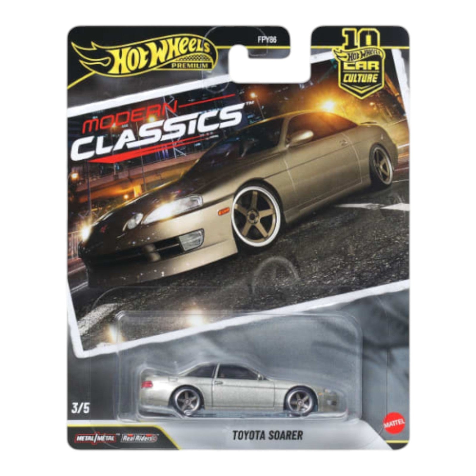 Hot Wheels Premium Car Culture Modern Classics Toyota Soarer 1:64 die-cast car on card