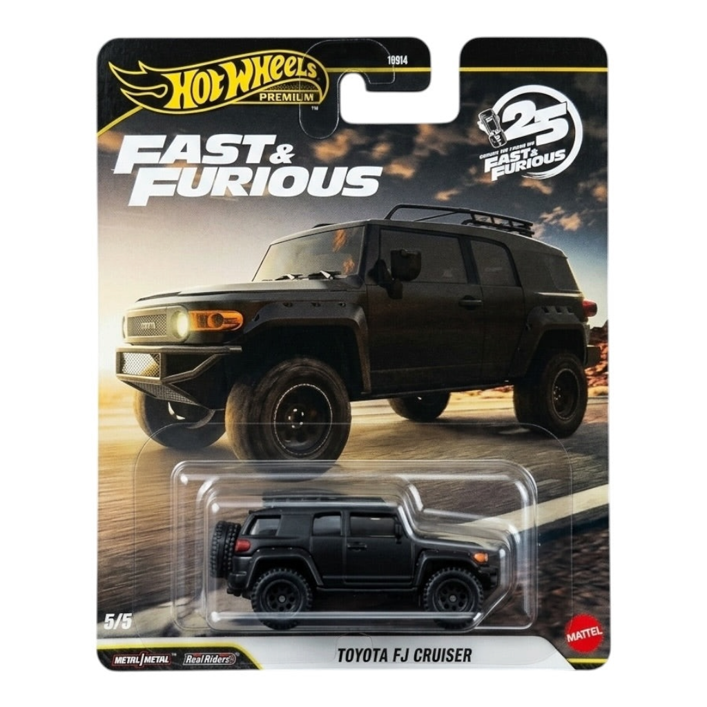 HOT WHEELS PREMIUM: TOYOTA FJ CRUISER - FAST & FURIOUS 25TH ANNIVERSARY 5/5