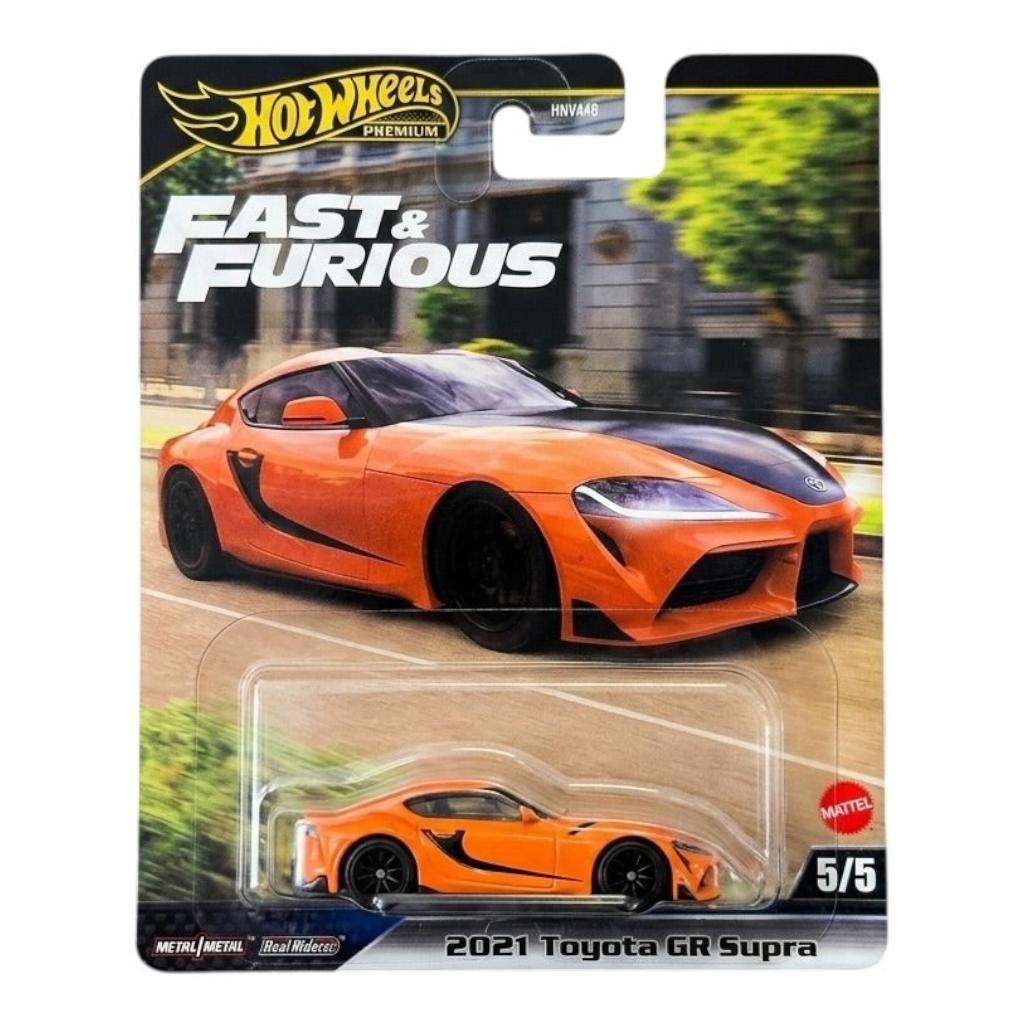 HOT WHEELS PREMIUM: 2021 TOYOTA GR SUPRA - FAST & FURIOUS 5/5