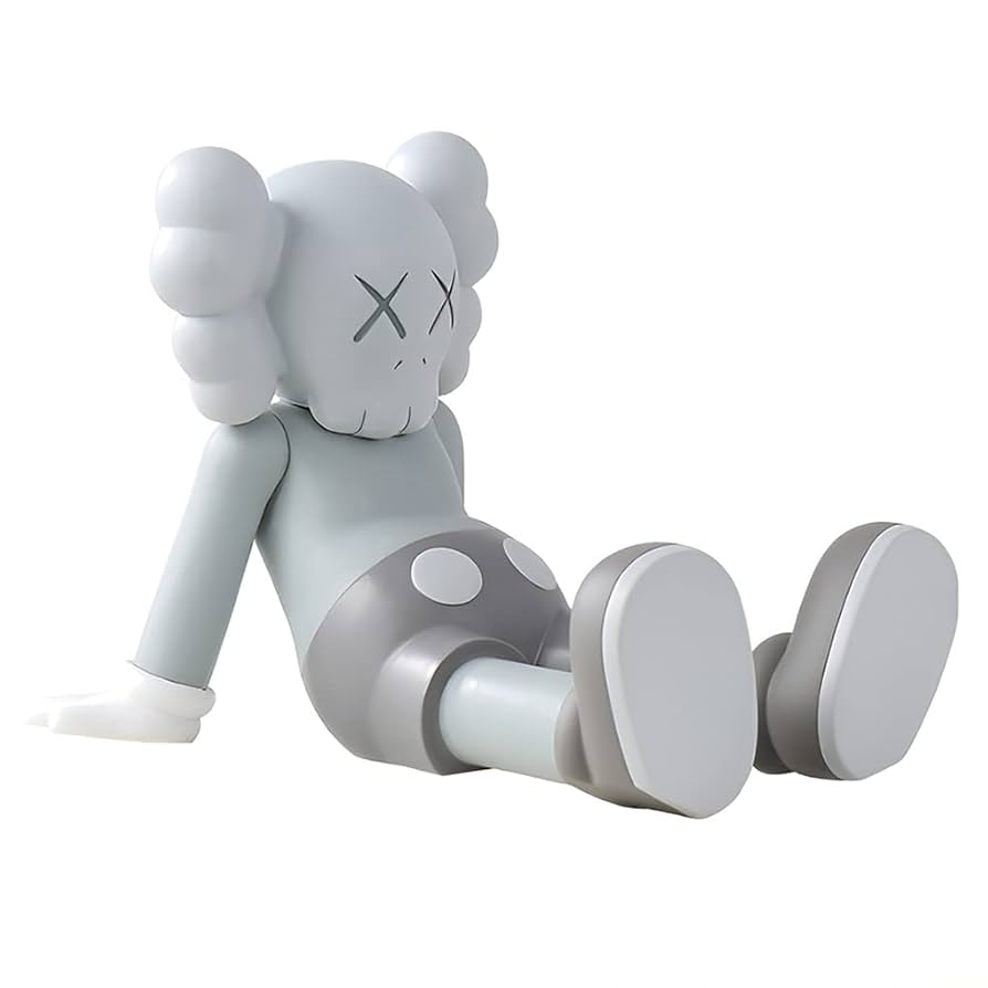 Kaws Gray Sitting Figure - 2