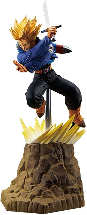 Trunks on a Rock Dragon Ball Figure Statue