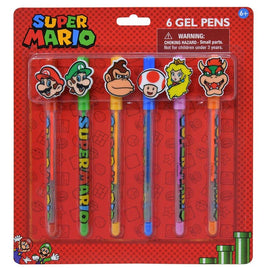 Super Mario 6 Pack Gel Pens