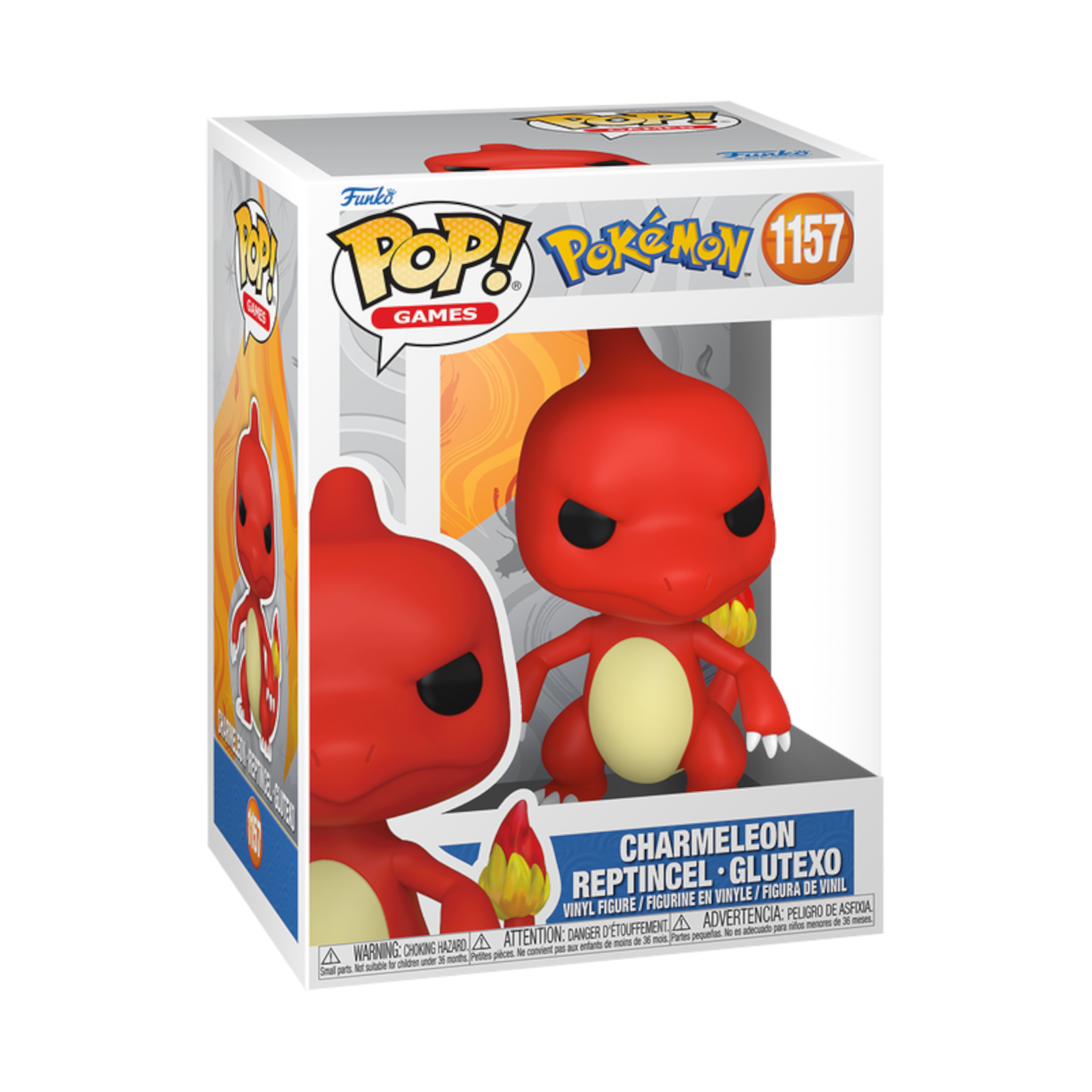 Funko Pop!!! Pokémon: Charmeleon #1157 at Pop Us Collectibles