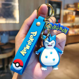 Snorlax Pokemon Keychain Cartoon