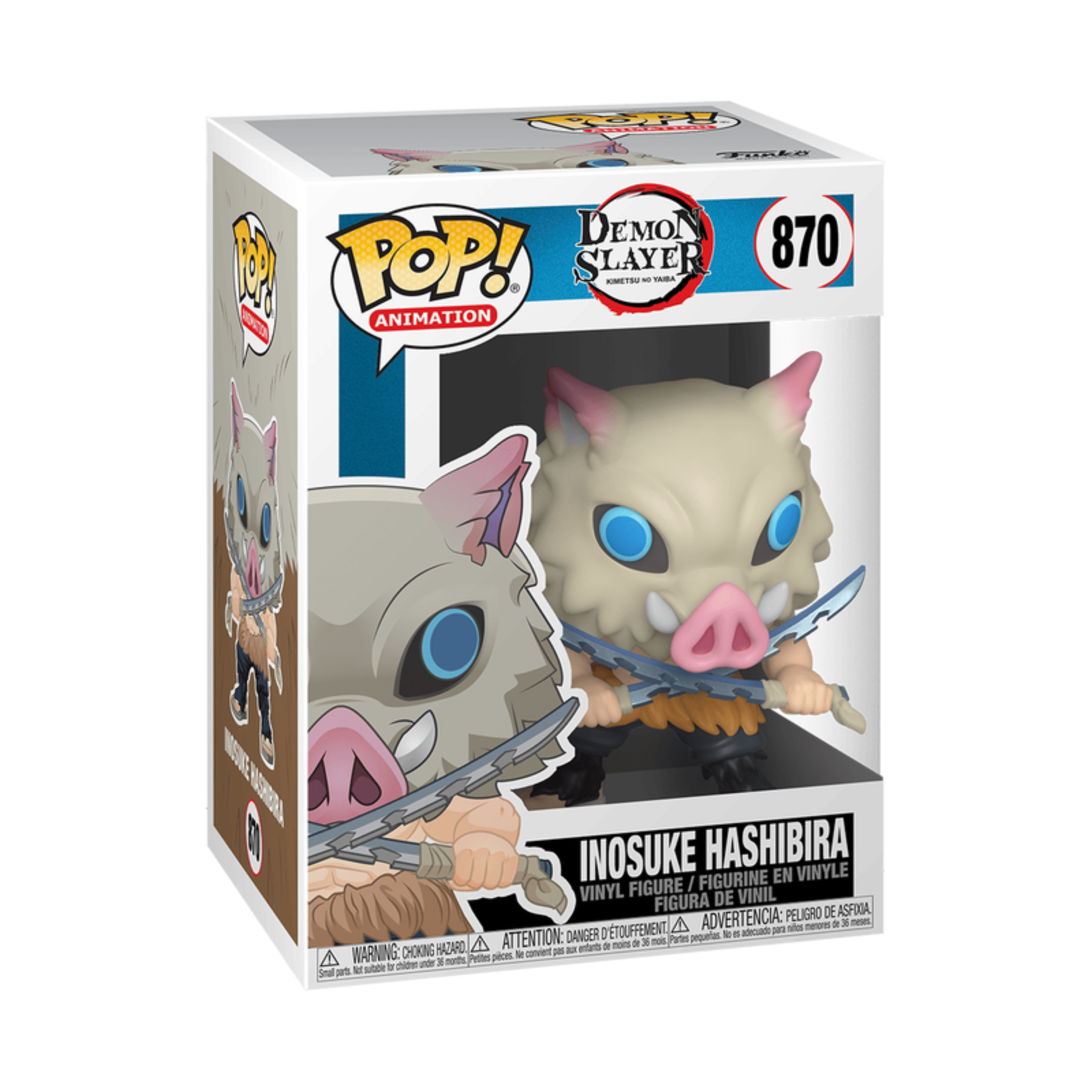 ¡Funko Pop! Cazador de demonios - Inosuke Hashibira #870