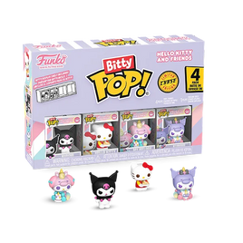 Funko Bitty Pop Sanrio Hello KItty and Friends Kuromi 4pk
