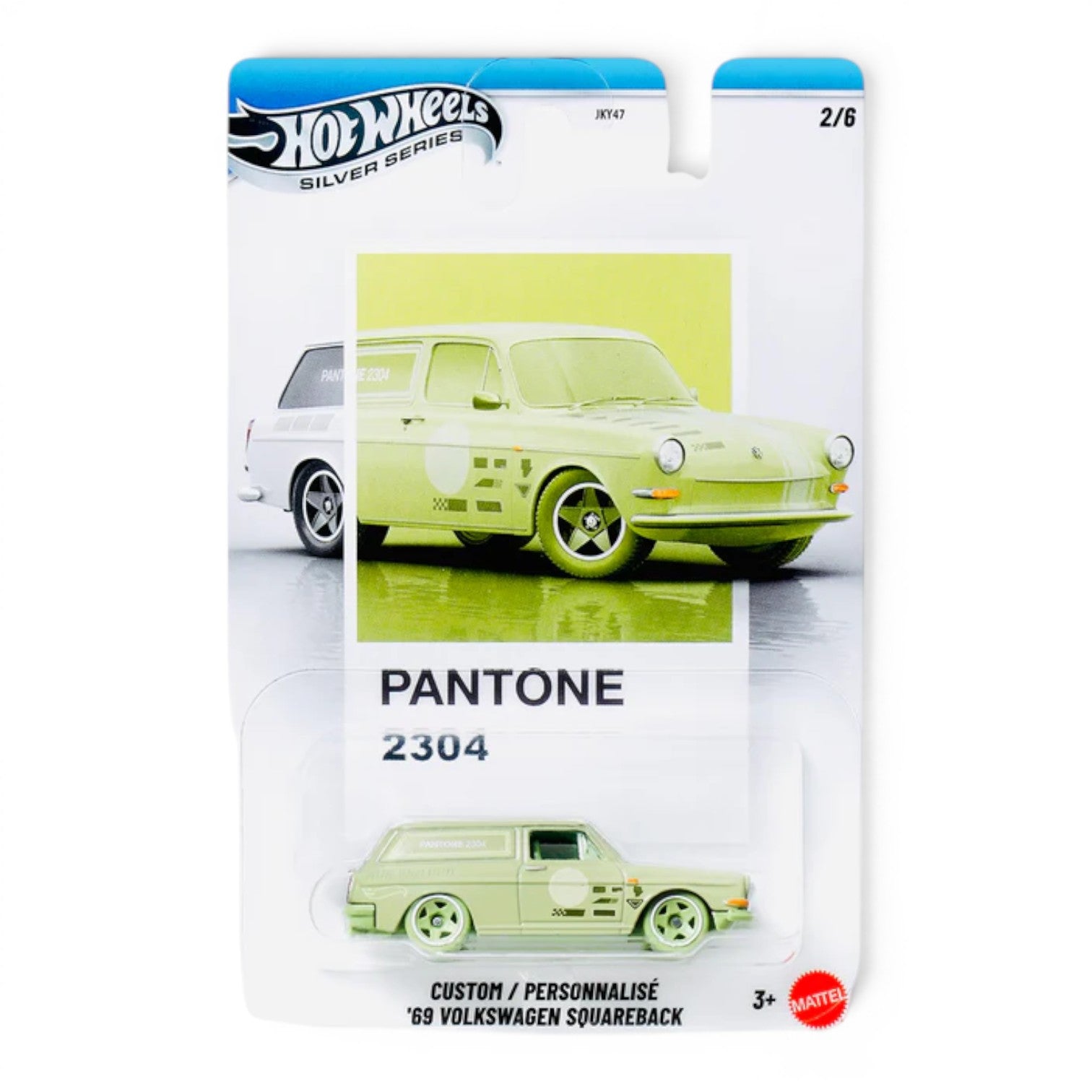 Hot Wheels Silver Series Pantone 2304: Custom '69 Volkswagen Squareback #2/6