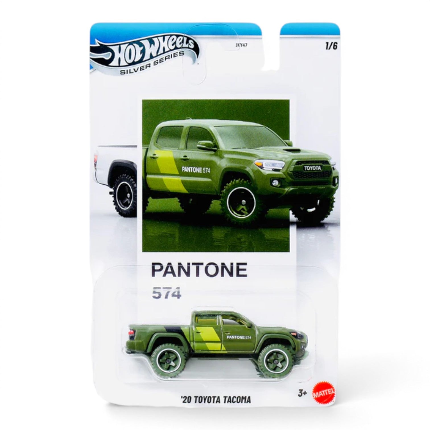 Hot Wheels Silver Series Pantone 574: '20 Toyota Tacoma #1/6