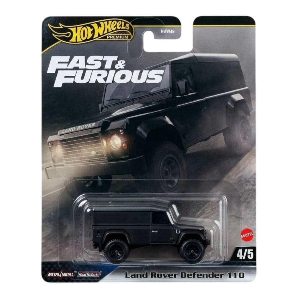 HOT WHEELS PREMIUM: LAND ROVER DEFENDER 110 - FAST & FURIOUS 4/5