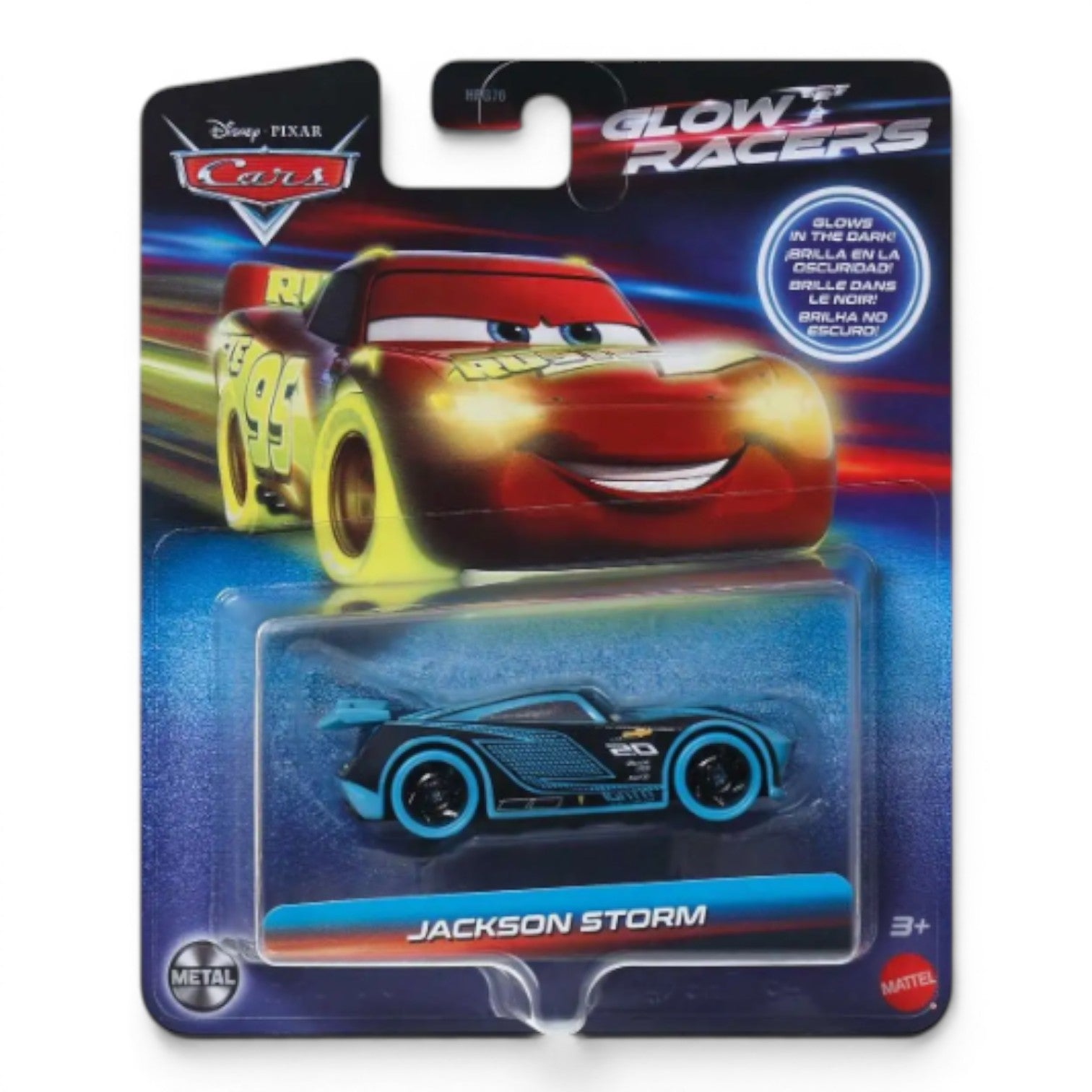 Disney Pixar Cars Glow Racers: Jackson Storm 1:55 Diecast Vehicle